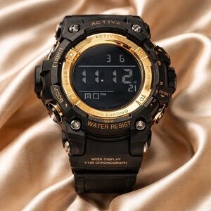 Activa Sync X Invicta Men's Digital Watch - 50mm. Black (ACW8046-003)